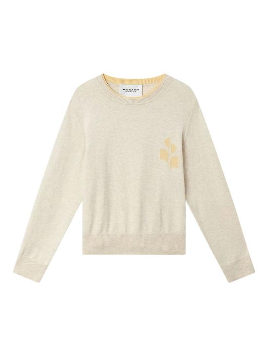 26SS 이자벨마랑에뚜왈 스웨터 PU0858FAD1L16ELGLY LIGHT GREY YELLOW