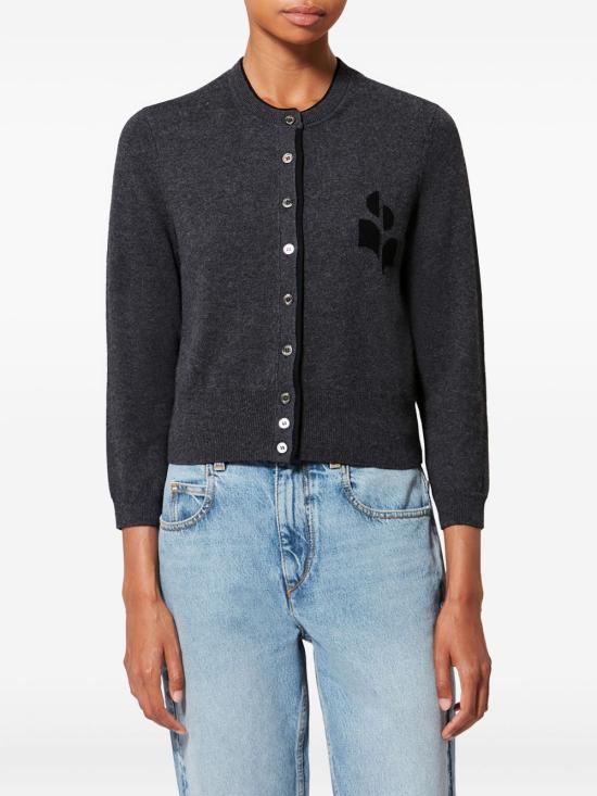 26FW 이자벨마랑에뚜왈 스웨터 CA0163FAD1L16EANBK ANTHRACITE BLACK - ISABEL MARANT ETOILE