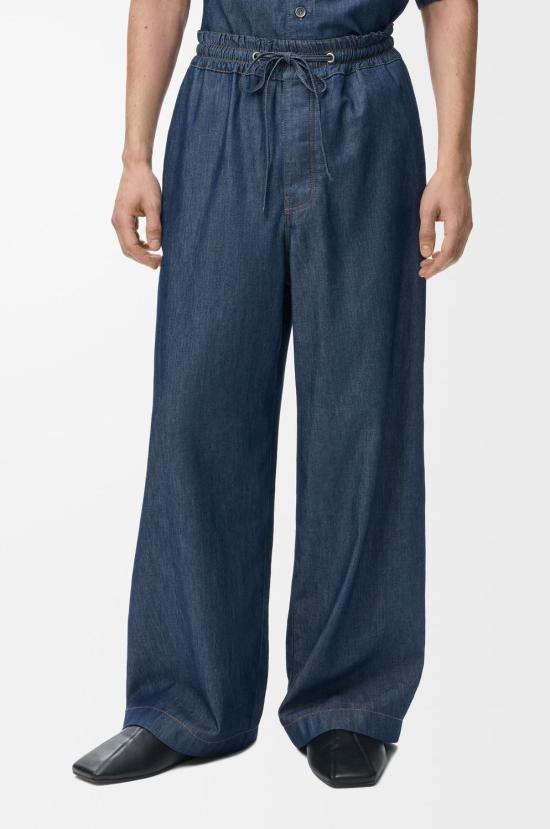26FW 로에베 스트레이트 팬츠 H526Y11XAC8798 DENIM BLUE - LOEWE