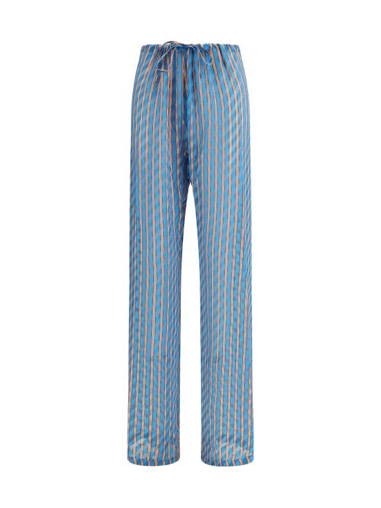 26SS 드리스 반 노튼 스트레이트 팬츠 2611309083149503 TURQUOISE