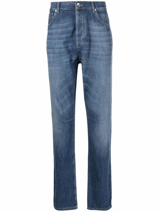 26SS 브루넬로 쿠치넬리 스트레이트 팬츠 M0Z37X1290C1471 DENIM MEDIO