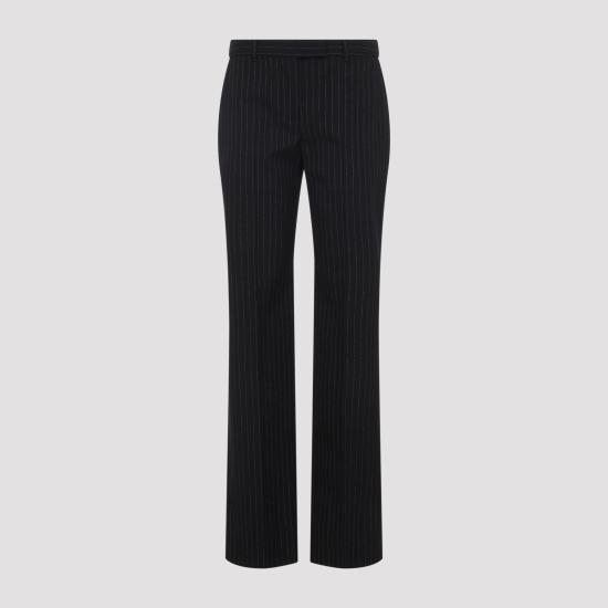 26SS 알렉산더 맥퀸 스트레이트 팬츠 858326QJAFX1389 BLACK GOLD - ALEXANDER MCQUEEN