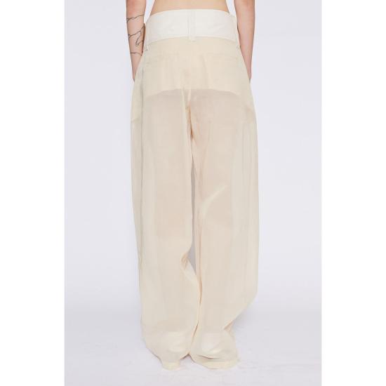 26SS 스포트막스 스트레이트 팬츠 2612131033600001 ECRU - SPORTMAX