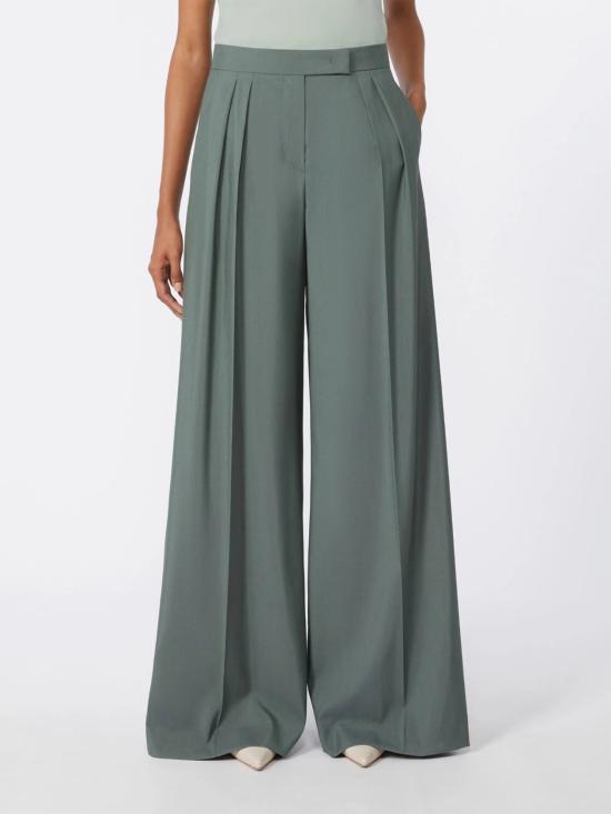 26SS 막스마라 지알로 와이드 팬츠 2611131042600003 VERDE SCURO - MAX MARA
