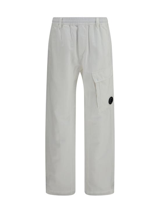 26SS 씨피 컴퍼니 스트레이트 팬츠 20CMPA249A110626G103 GAUZE WHITE