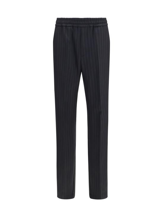 26FW 베르사체 스트레이트 팬츠 10198971A192071B000 BLACK