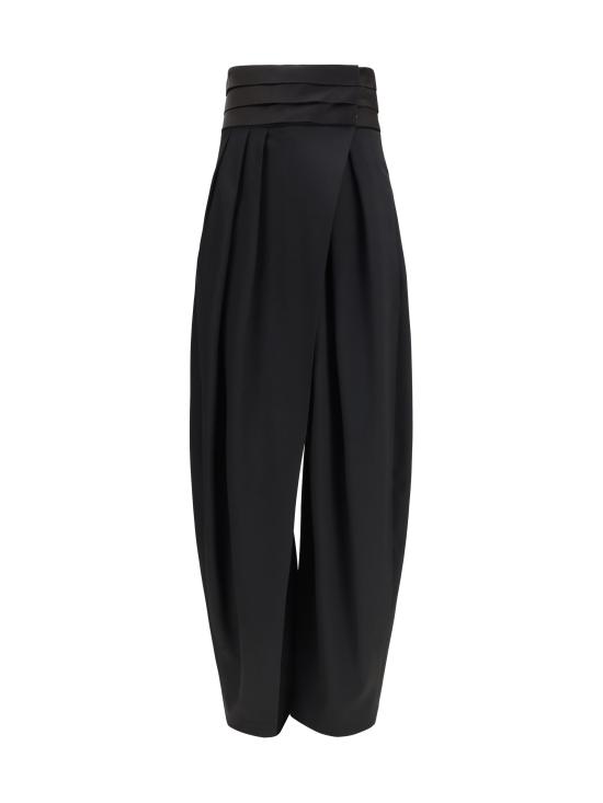 26SS 알라이아 스트레이트 팬츠 AA9P1292T615C995 NOIR ALAIA