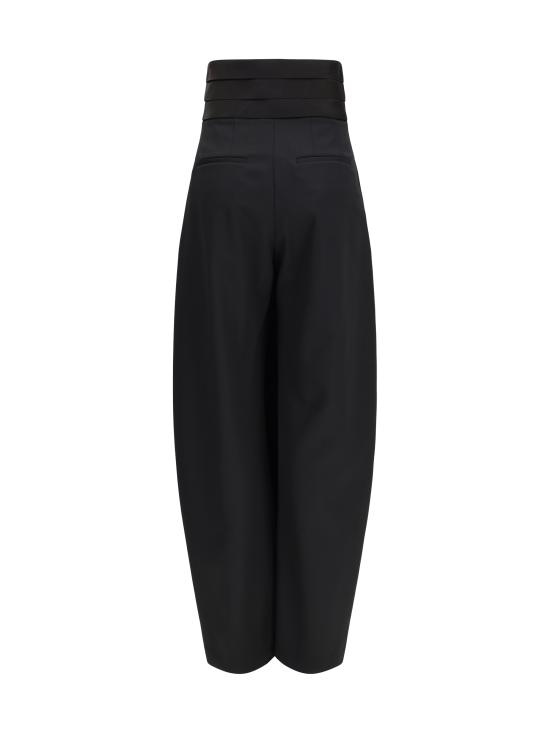 26SS 알라이아 스트레이트 팬츠 AA9P1292T615C995 NOIR ALAIA - ALAIA