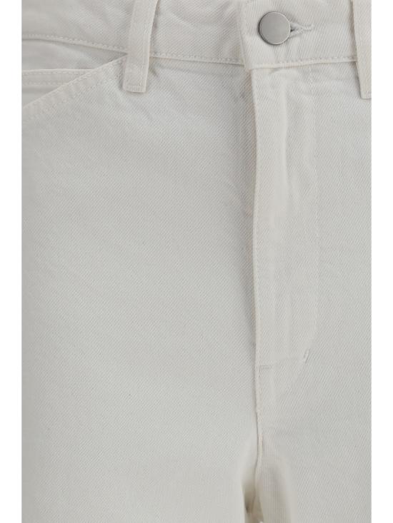 26SS 르메르 하이 라이즈 스트레이트 팬츠 PA1226LD1070WH086 MILK - LEMAIRE