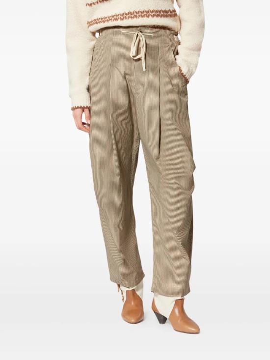 26SS 이자벨마랑에뚜왈 스트레이트 팬츠 PA0673FAD1C02EBEKH BEIGE KHAKI - ISABEL MARANT ETOILE
