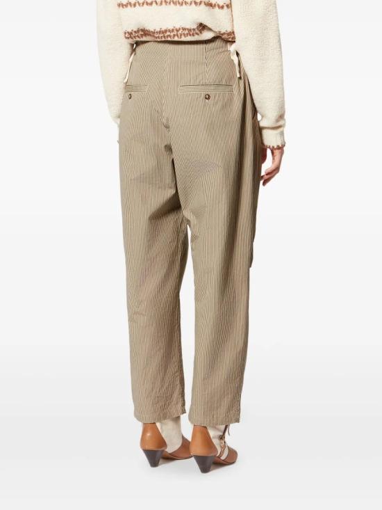 26SS 이자벨마랑에뚜왈 스트레이트 팬츠 PA0673FAD1C02EBEKH BEIGE KHAKI - ISABEL MARANT ETOILE