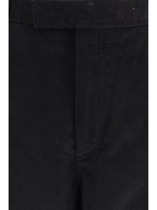 26SS 톰브라운 내로우 웨일 코듀로이 테이퍼드 치노 팬츠 MTU334SF0920001 BLACK - THOM BROWNE