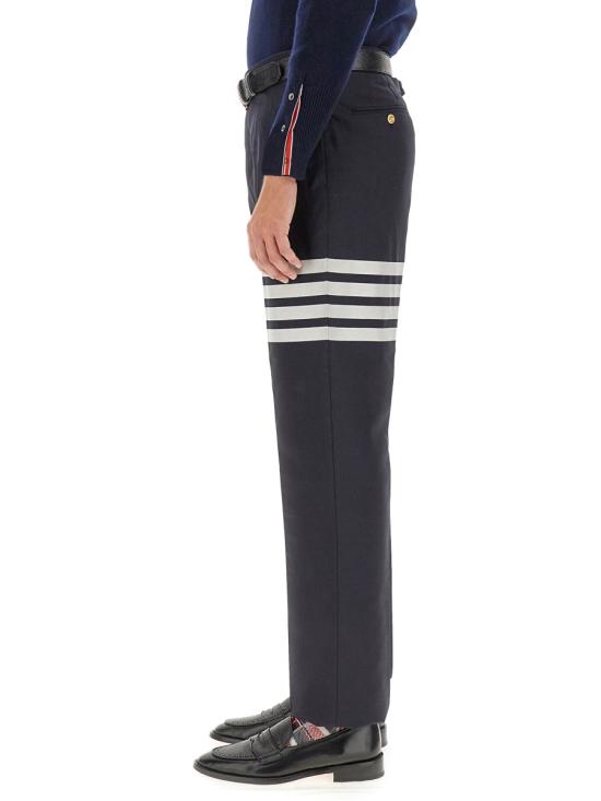 25FW 톰브라운 플레인 위브 4바 팬츠 MTC001A06146415 NAVY - THOM BROWNE