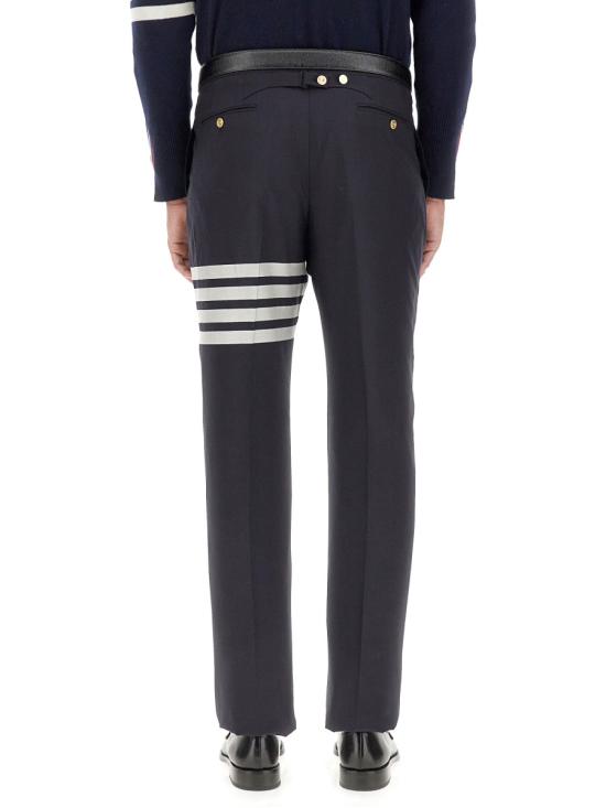 25FW 톰브라운 플레인 위브 4바 팬츠 MTC001A06146415 NAVY - THOM BROWNE