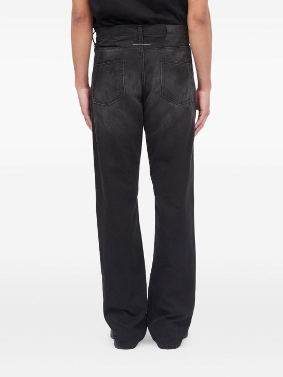 26SS MM6 메종마르지엘라 스트레이트 팬츠 SH0LA0035M30064961 BLACK - MM6 MAISON MARGIELA