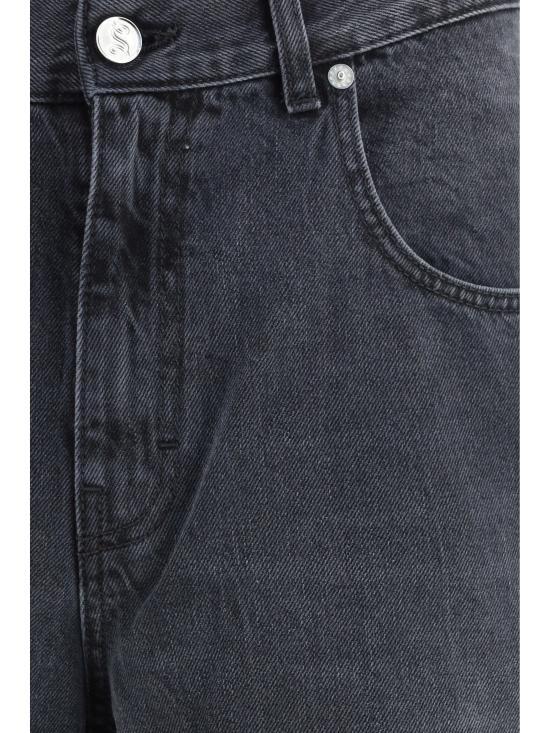 26SS 세퍼 스트레이트 팬츠 MSS26RELAXEDBLABLACKWORNW BLACK WORN WASH - SEFR