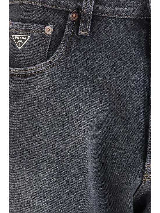 26FW 프라다 스트레이트 팬츠 GEP358S2316288F0557 BLACK - PRADA