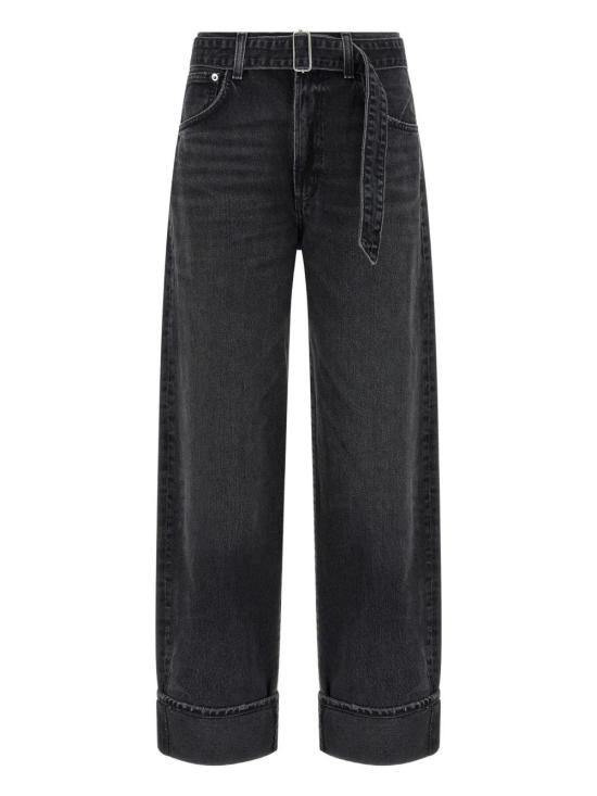 25FW 에이골디 스트레이트 팬츠 A2701817ARNE ARCANE DK WORN BLK DENIM