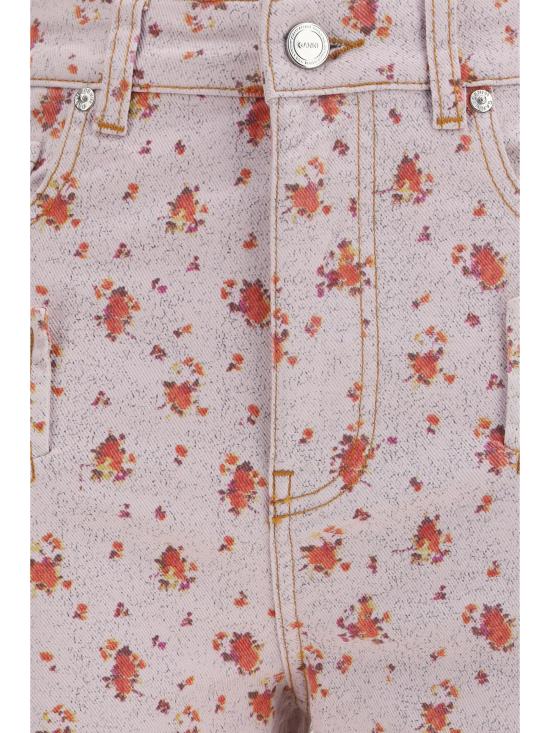 26SS 가니 스트레이트 팬츠 A11001850BN PEACHSKIN - GANNI