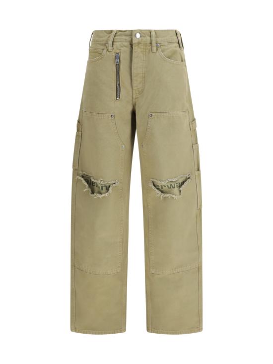 26SS 알렉산더 왕 스트레이트 팬츠 4DC2264991300C VINTAGE ARMY GREEN