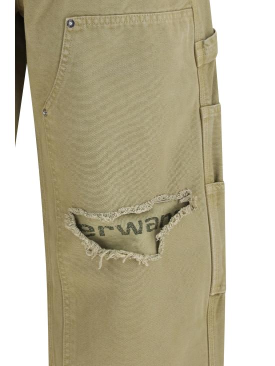 26SS 알렉산더 왕 스트레이트 팬츠 4DC2264991300C VINTAGE ARMY GREEN - ALEXANDER WANG