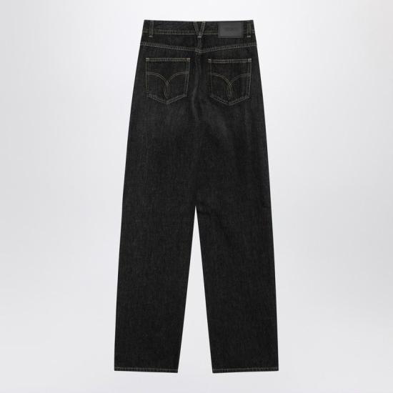 26SS 베르사체 스트레이트 팬츠 10224521A164771D040 BLACK - VERSACE