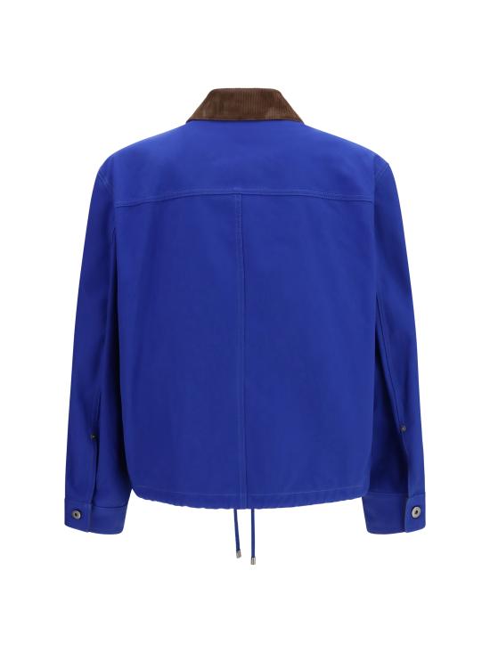 26FW 로에베 워크웨어 코튼 캔버스 자켓 H526Y03WDQ5100 BLUE - LOEWE