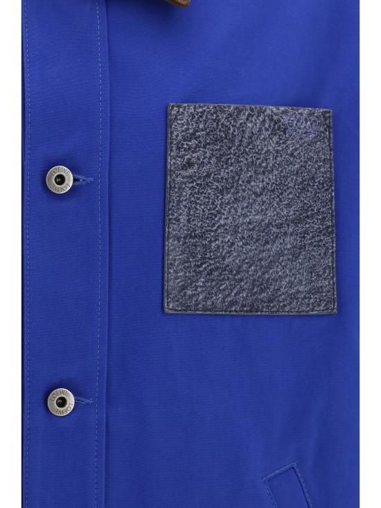 26FW 로에베 워크웨어 코튼 캔버스 자켓 H526Y03WDQ5100 BLUE - LOEWE