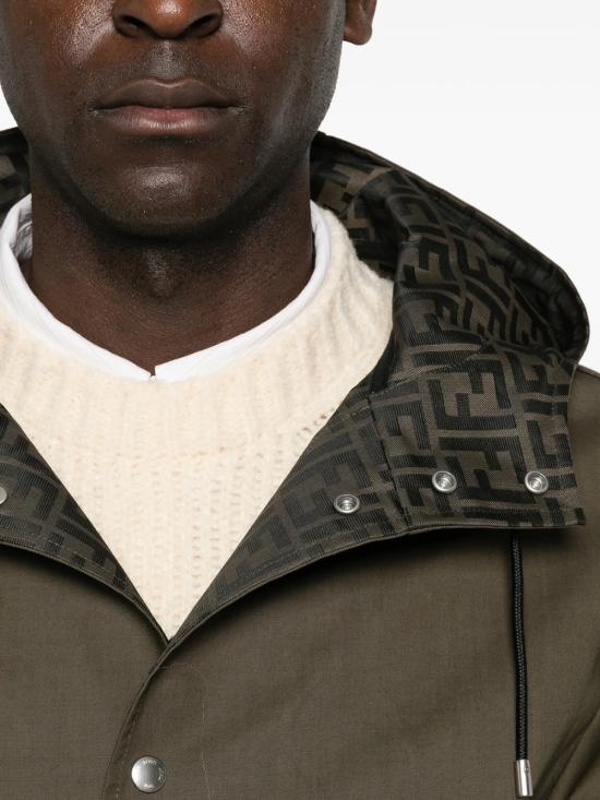 26FW 펜디 자켓 FF0903B1UEF1XEW VERDE MILIT TABACCO - FENDI