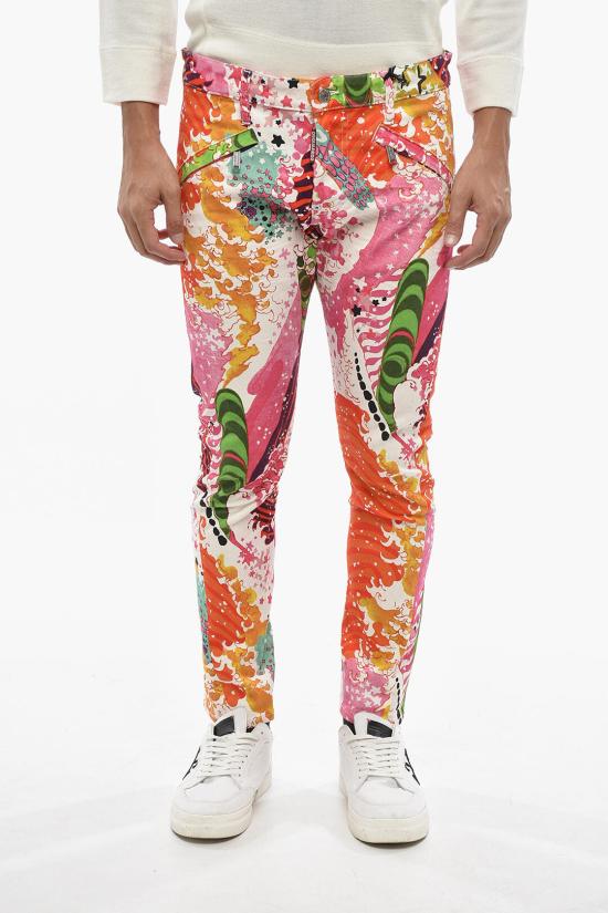  디스퀘어드2 스트레이트 팬츠 S71LB1431 D35030 001S Multicolor