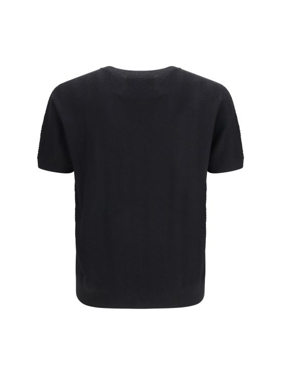 26SS 조르지오 아르마니 스웨터 GM003132AF24705UC001 BLACK - GIORGIO ARMANI