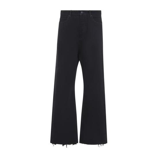 26FW 발렌시아가 스트레이트 팬츠 A0093ZTBP47 8975 BLACK