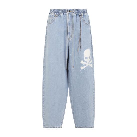 26FW 마스터마인드 스트레이트 팬츠 MJ26EE2PA020000 INDIGO BLUE