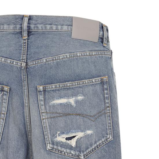 26FW 발렌시아가 배기 진 745213TDW14 5002 BLUE - BALENCIAGA