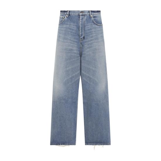 26FW 발렌시아가 배기 진 745213TDW14 5002 BLUE