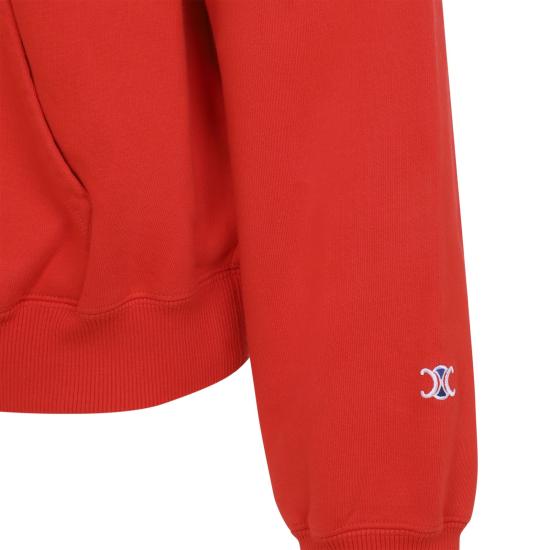 26FW 셀린느 후드 티셔츠 2Y11E1233 GMT8 RED - CELINE