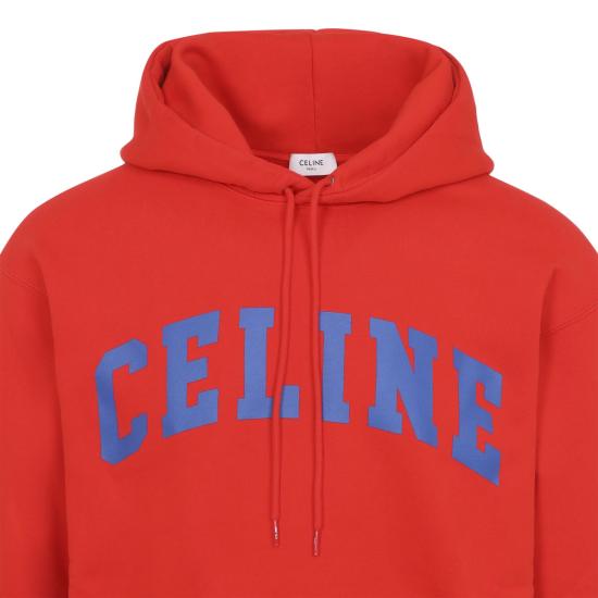 26FW 셀린느 후드 티셔츠 2Y11E1233 GMT8 RED - CELINE
