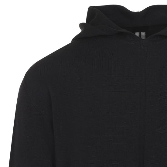26FW 릭 오웬스 후드 티셔츠 RU02F4613M 09 BLACK - RICK OWENS