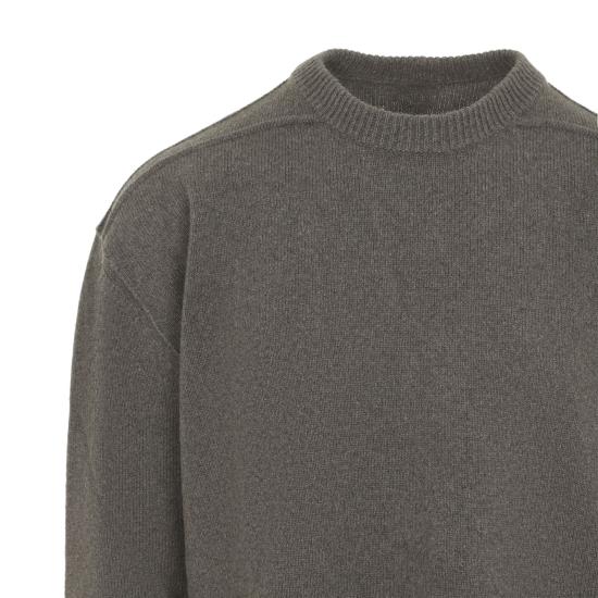 26FW 릭 오웬스 스웨터 RU02F4684WSBR 34 GREY - RICK OWENS