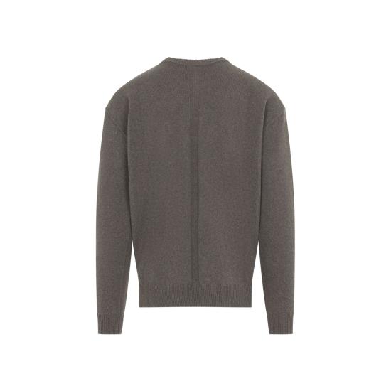 26FW 릭 오웬스 스웨터 RU02F4684WSBR 34 GREY - RICK OWENS