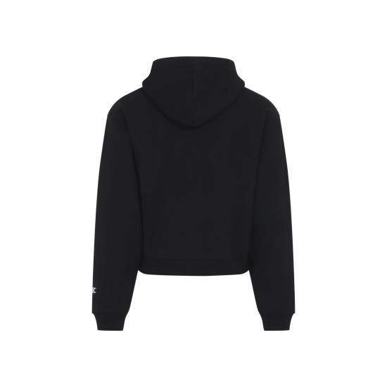 26FW 셀린느 후드 티셔츠 RY11H1233 38AW BLACK - CELINE