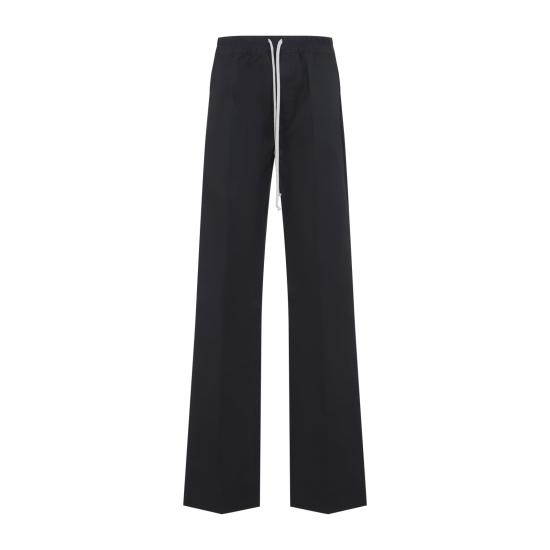 26FW 릭 오웬스 스트레이트 팬츠 RU02F4378TE 09 BLACK