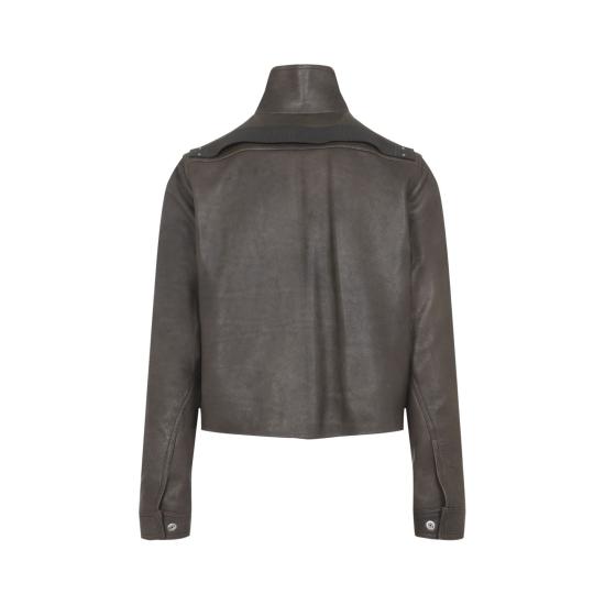 26FW 릭 오웬스 타워 앨리스 레더 재킷 RR02F4705LCD 39 BLACK - RICK OWENS