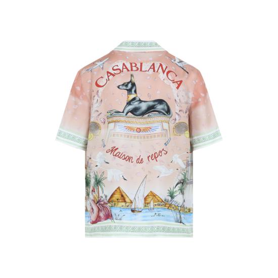 26FW 카사블랑카 긴팔 셔츠 MPF26SH00306 ETHEREAL MULTICOLOUR - CASABLANCA