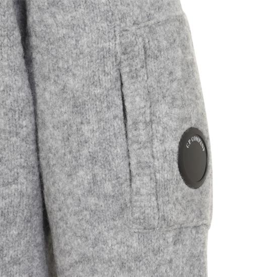 26FW 씨피 컴퍼니 스웨터 21CMKN262A110509A M96 GREY - C.P. COMPANY