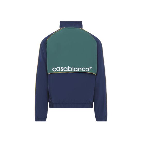 26FW 카사블랑카 자켓 MPF26JK51201 NAVY MULTICOLOUR - CASABLANCA