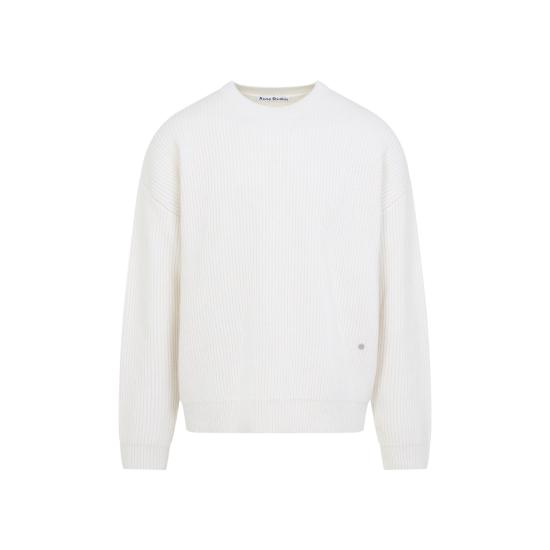 26FW 아크네 스튜디오 스웨터 B60422 AEG WHITE