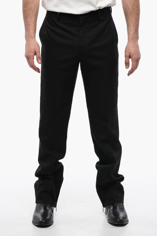  오프화이트 스트레이트 팬츠 OMCA196C99 FAB001 1000 Black