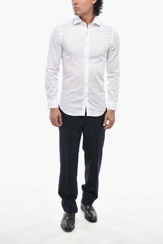  꼬르넬리아니 긴팔 셔츠 93PXK5 9320257 028 White - CORNELIANI
