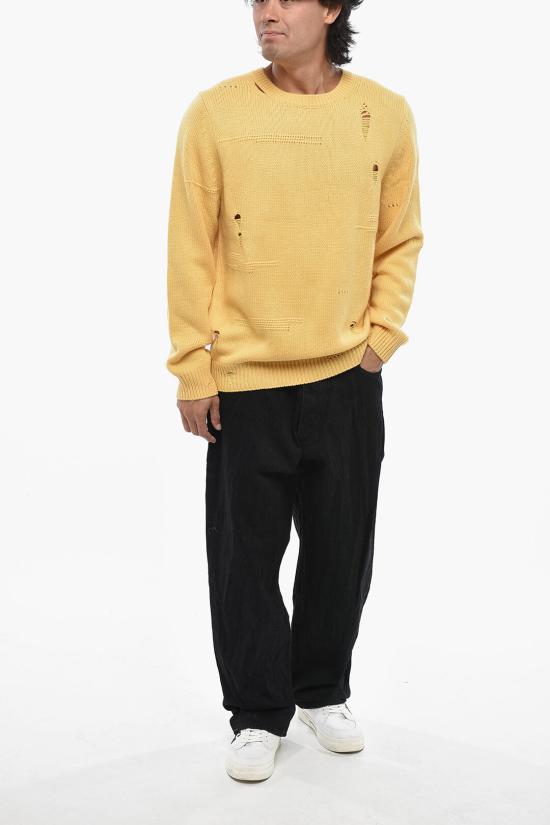  헬무트랭 스웨터 K10HM705 0 ZRL 23 Yellow - HELMUT LANG